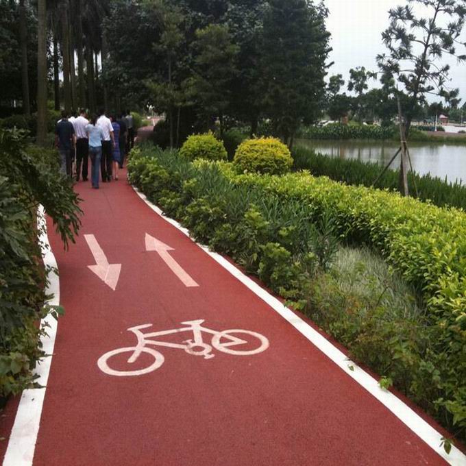 彩色綠道，健身步道，人行步道，景觀綠道，彩色防滑路面