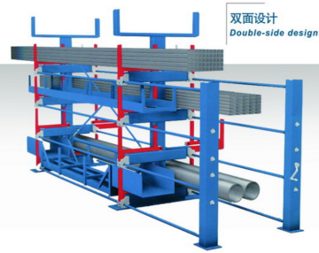濟南伸縮懸臂式貨架 雙面懸臂貨架 定做